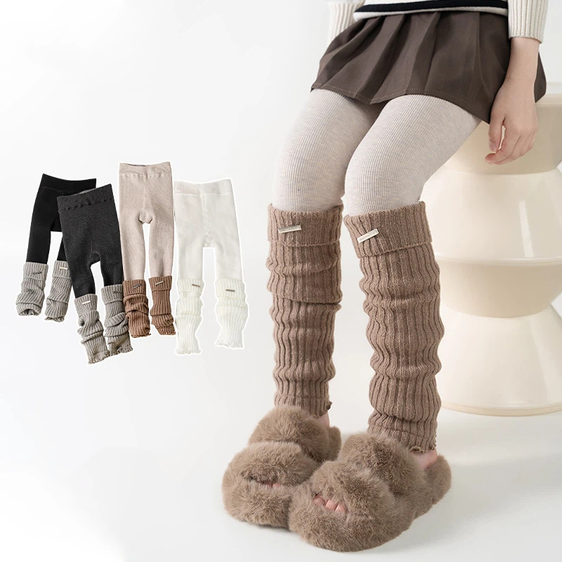 Kids Thermal Thickened Legging - Boot Sock Slouchy reseña y precio