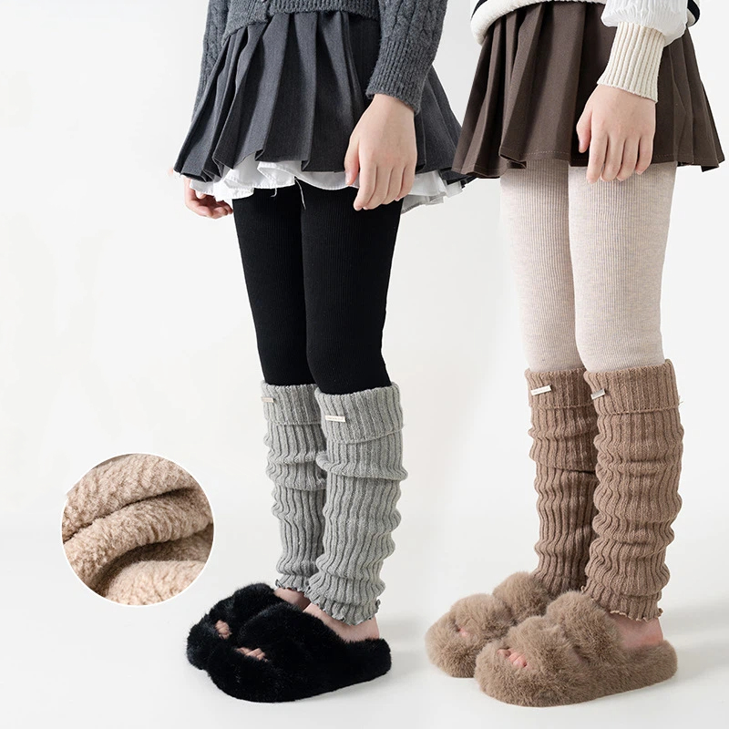 Kids Thermal Thickened Legging - Boot Sock Slouchy reseña y precio