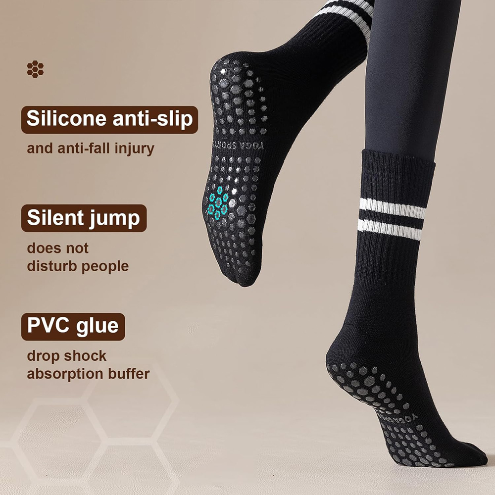 Yoga Pilates Socks with Grips  - No Show Sock Women reseña y precio