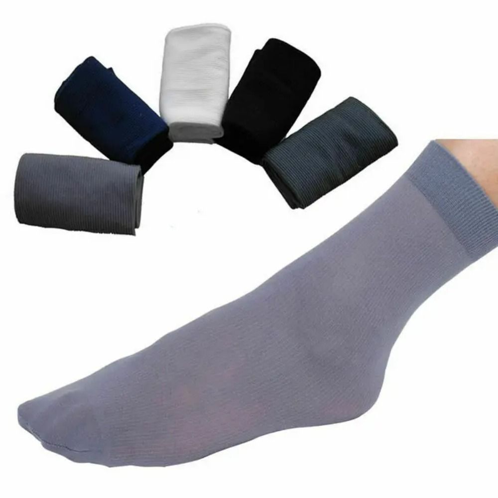 10pairs Men Ice Silk Socks Sum - Silk Sock Bamboo reseña y precio