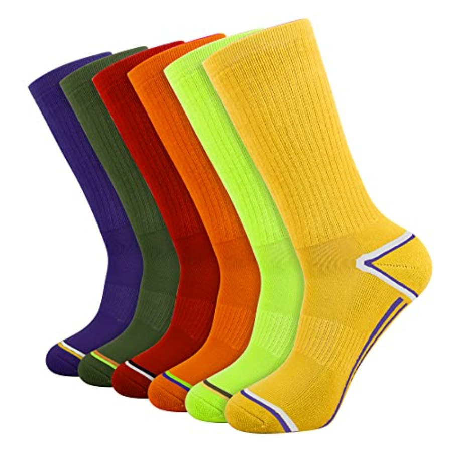 Mens 6 Pack Athletic Performan - Cotton Crew Sock Pack reseña y precio