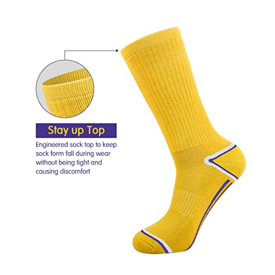 Mens 6 Pack Athletic Performan - Cotton Crew Sock Pack reseña y precio