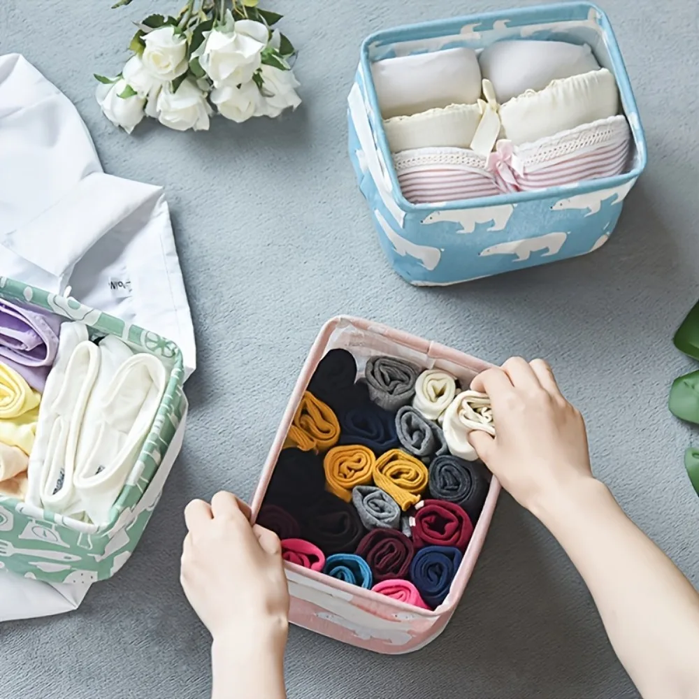1pc Cotton Linen Fabric Waterp - Sock Organizer Tray reseña y precio