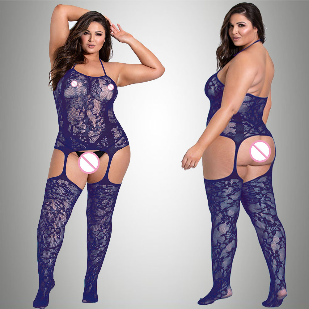New Plus Size Bodystocking Bod - Fishnet Stocking Women reseña y precio