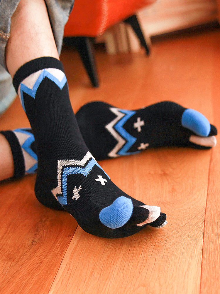 5 Pairs Four-season Pure Cotto - Toe Sock Split reseña y precio