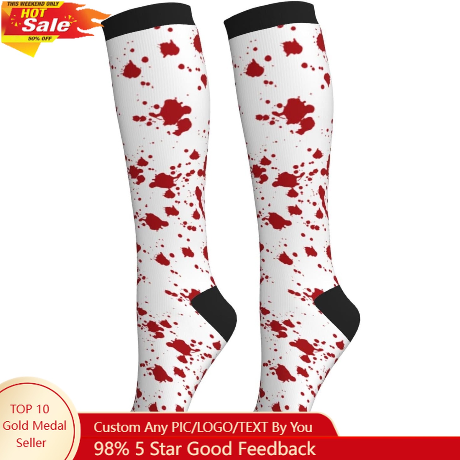 Compression Socks Calf Knee Hi - Knee High Sock Women reseña y precio