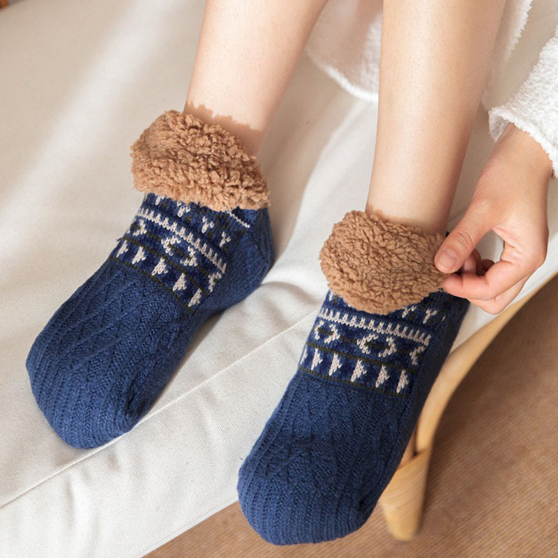 Women Men Fall And Winter Floo - No Show Sock Women reseña y precio