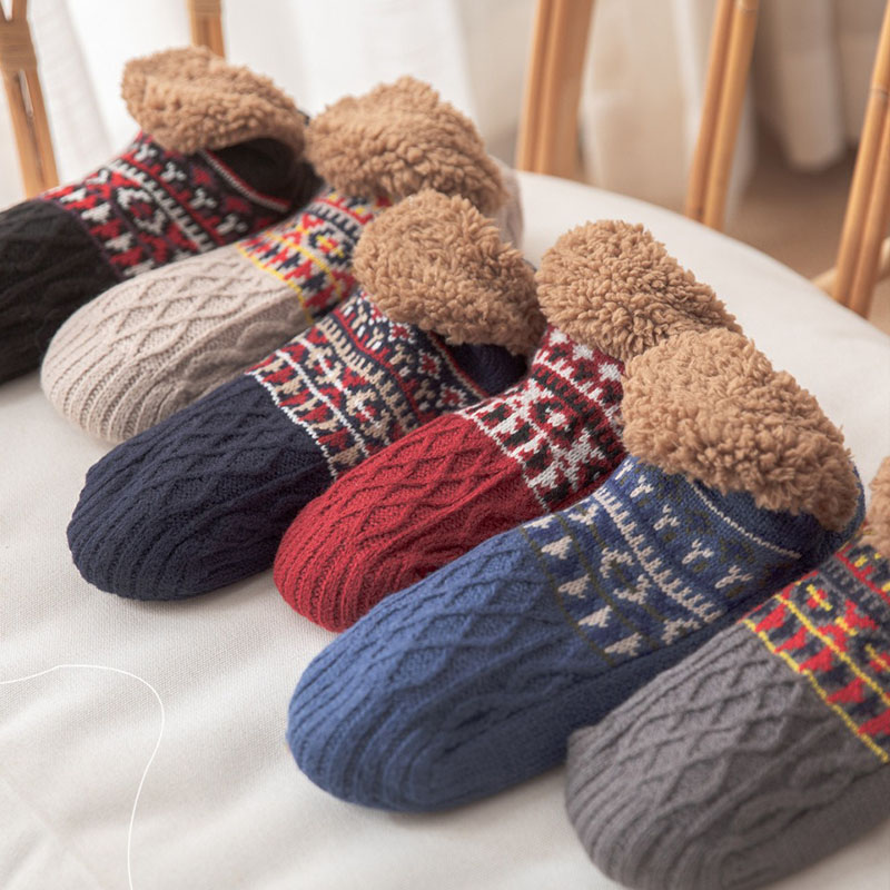Women Men Fall And Winter Floo - No Show Sock Women reseña y precio