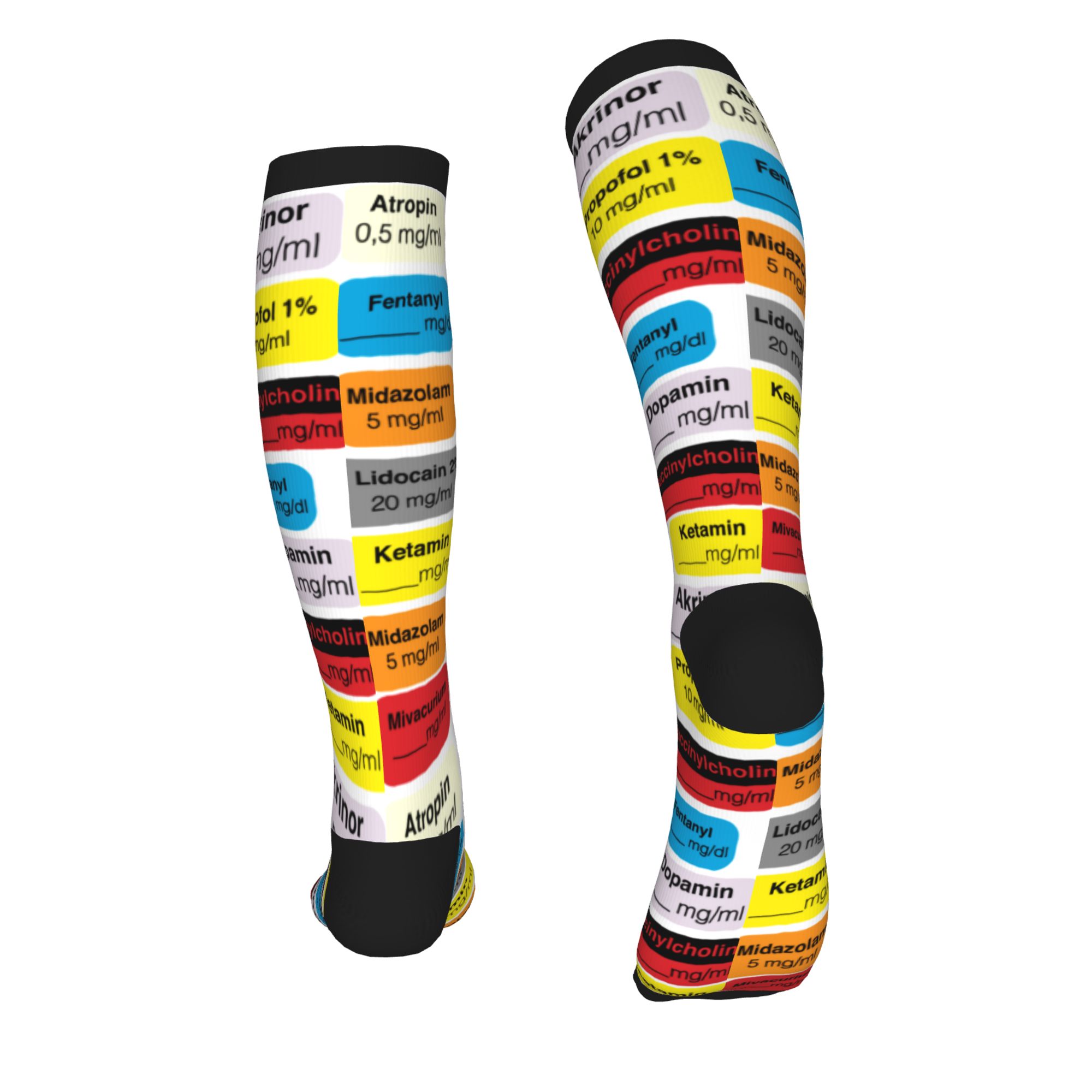 Anesthesia Medication Labels M - Compression Sock Medical reseña y precio