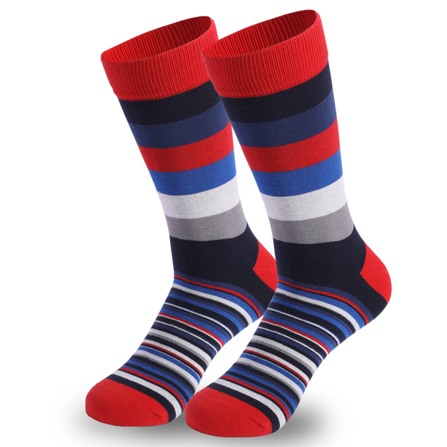 5Pairs Mens Fun Dress Socks, P - Cotton Crew Sock Pack reseña y precio
