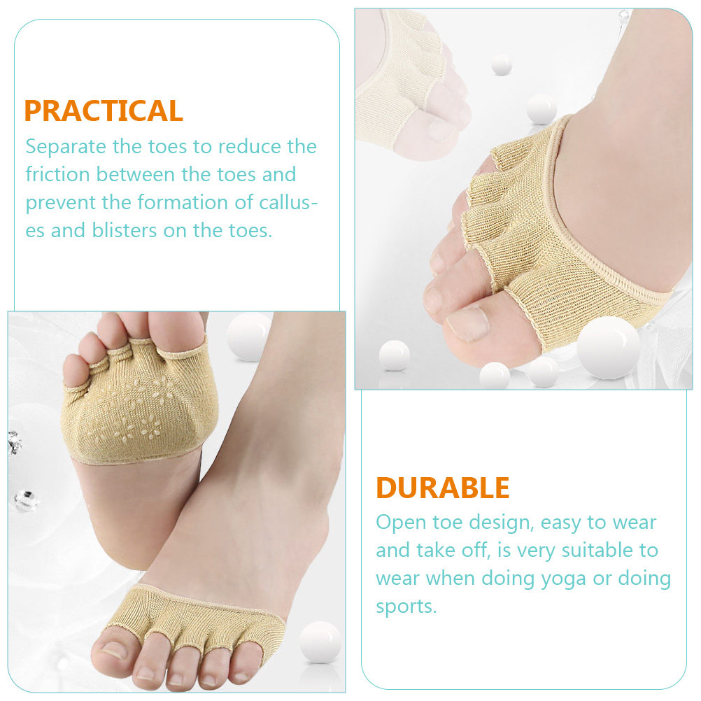 2Pairs Breathable Toe Yoga Soc - Grip Sock Yoga reseña y precio