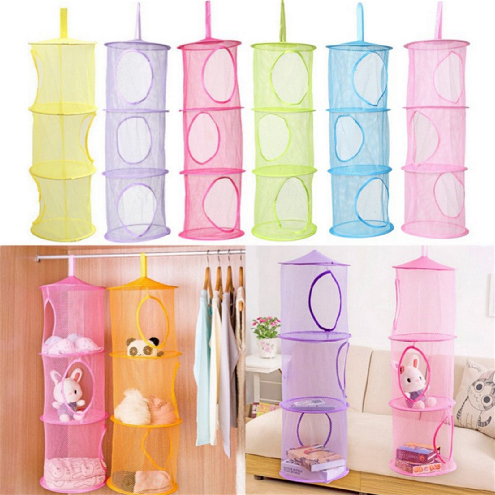 Hanging Mesh Stuffed Animal St - Sock Organizer Tray reseña y precio
