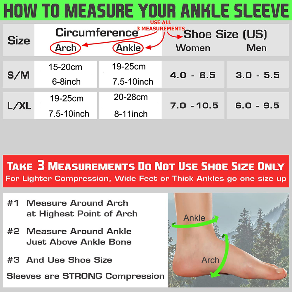 2PCS Sport Ankle Brace Compres - Ankle Brace Sock reseña y precio