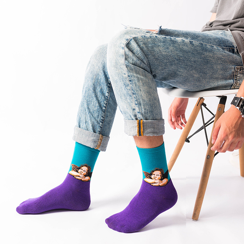 7 Pairs Lot Pack Dropshipping  - Cotton Crew Sock Pack reseña y precio