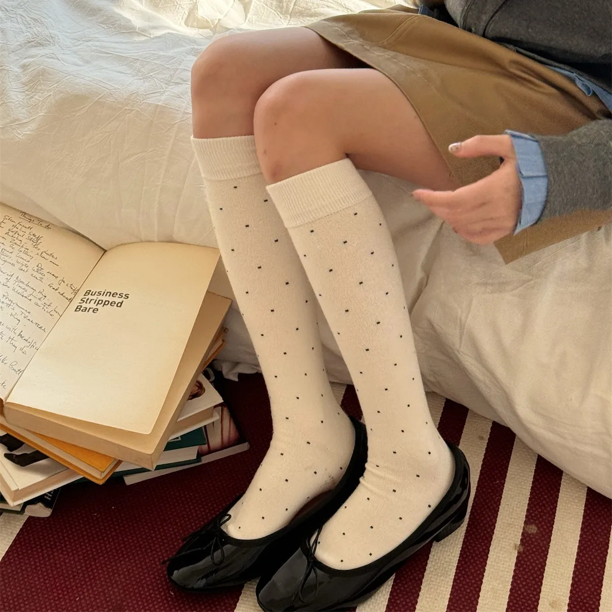 SP&CITY Winter Sweet Polka Dot - Silk Sock Bamboo reseña y precio