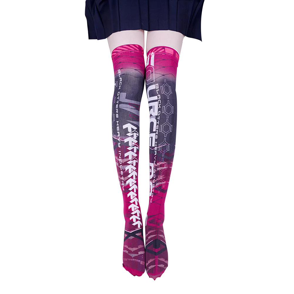 Anime Game Robot AI Mech Stock - Knee High Sock Women reseña y precio