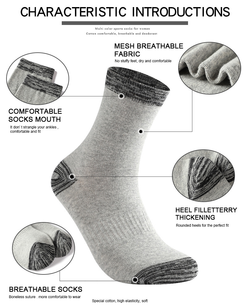 1/5 Pairs Men's Socks Pack Ove - Cotton Crew Sock Pack reseña y precio