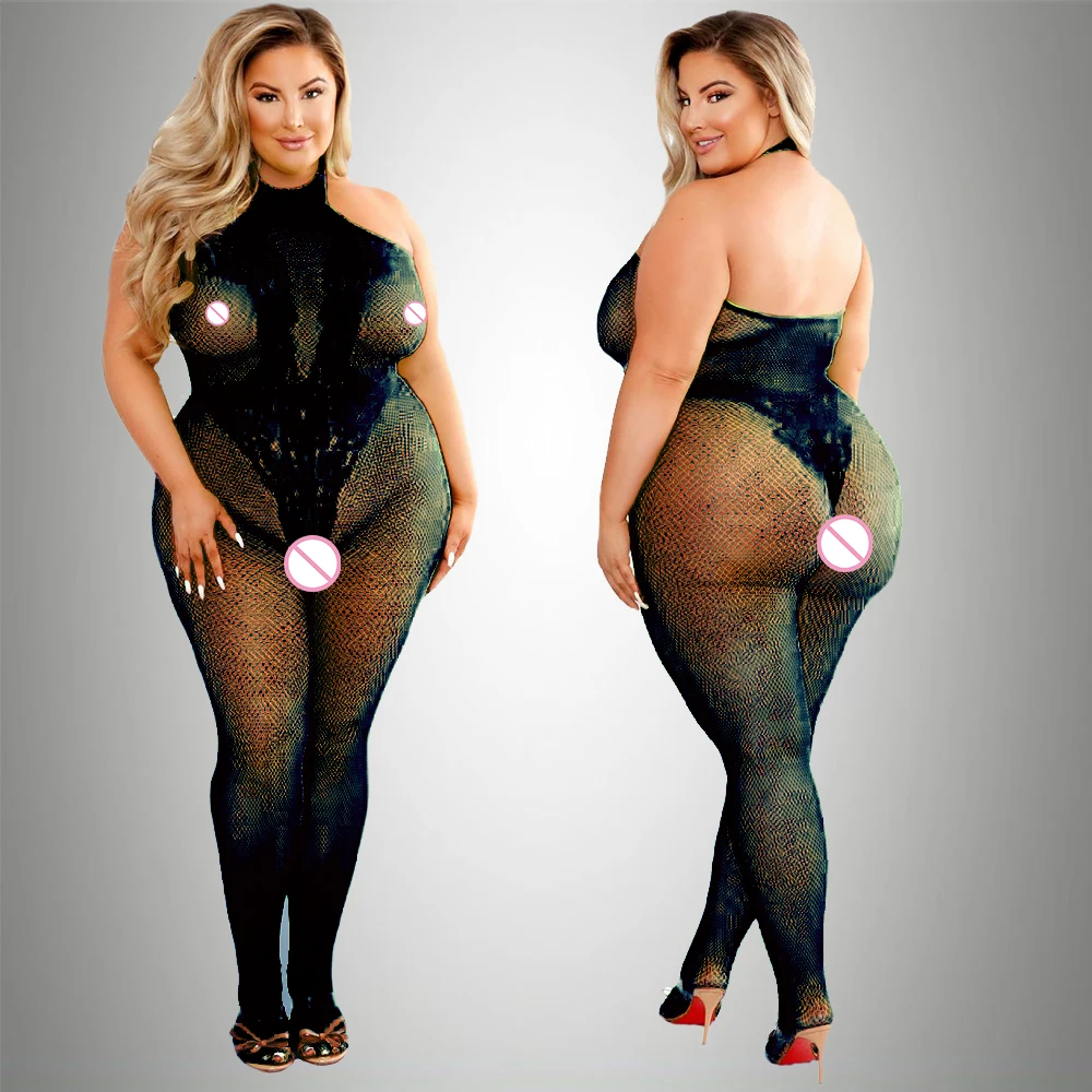 2024 Plus Size Bodystocking Ho - Fishnet Stocking Women reseña y precio