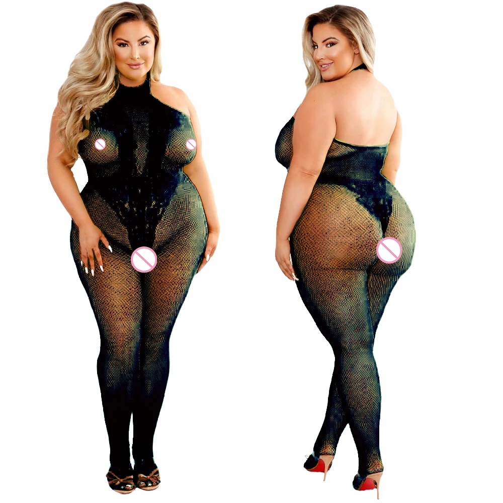 2024 Plus Size Bodystocking Ho - Fishnet Stocking Women reseña y precio