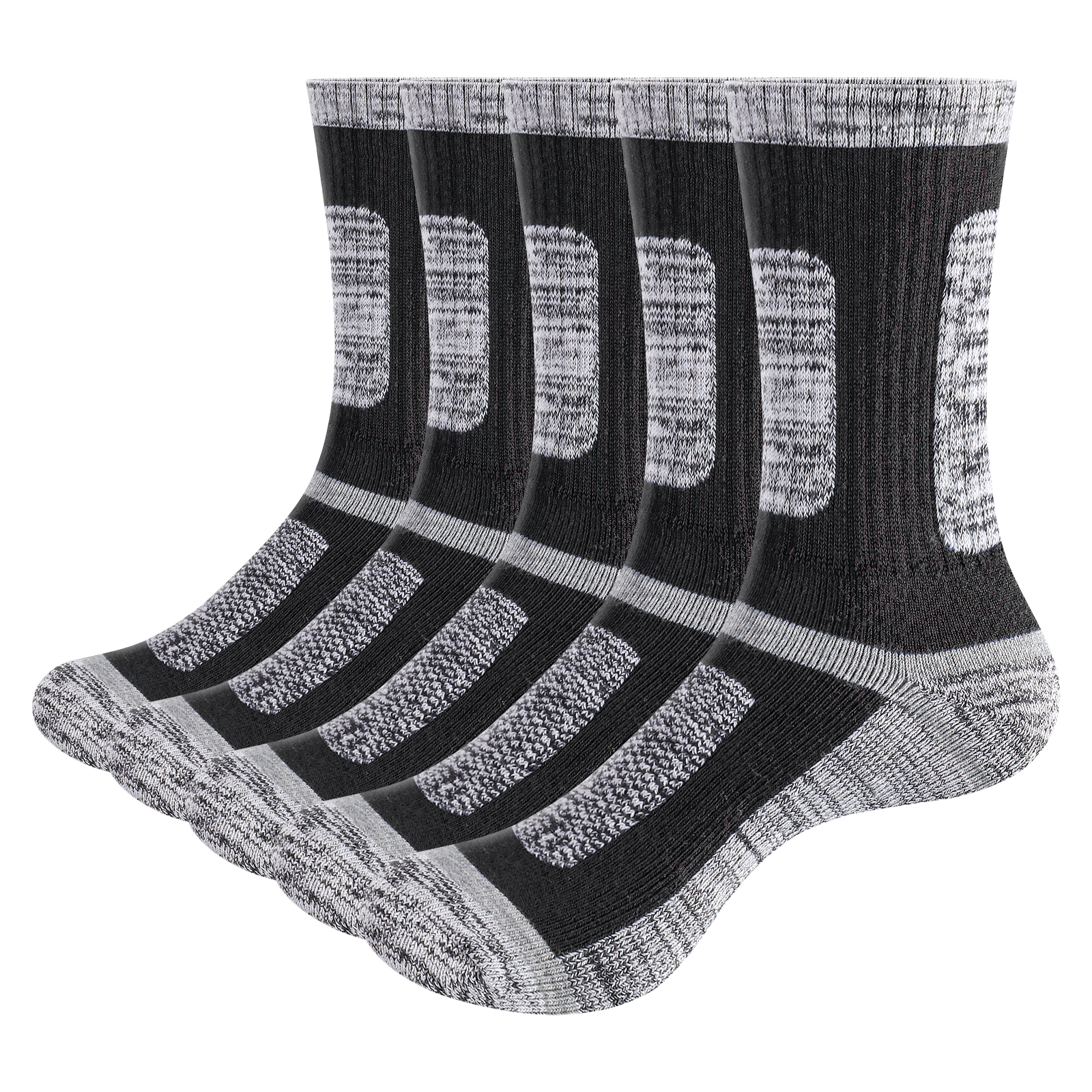 YUEDGE Mens Moisture Wicking C - Cotton Crew Sock Pack reseña y precio