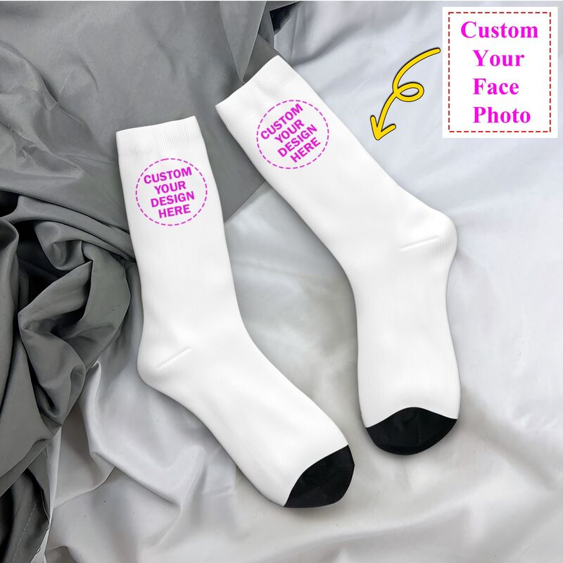 Personalize Custom Photo Logo  - Dress Sock Men reseña y precio