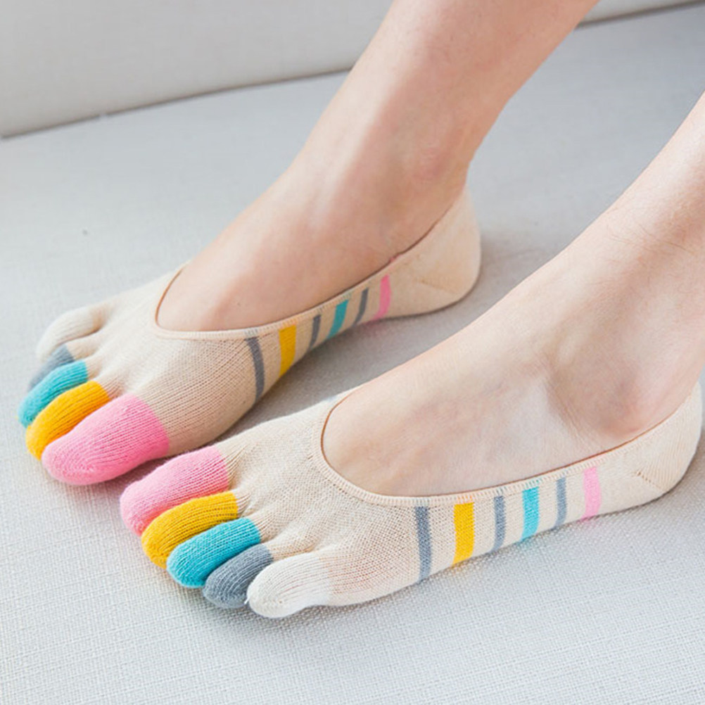 5Pairs Yoga Toe Socks Women Lo - Invisibility Sock Loafer reseña y precio
