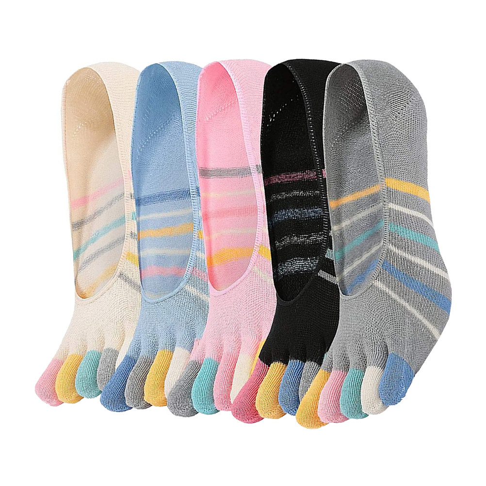 5Pairs Yoga Toe Socks Women Lo - Invisibility Sock Loafer reseña y precio