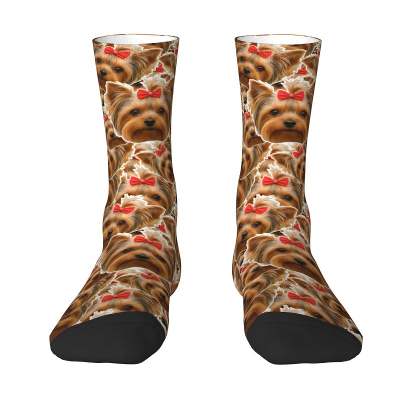 Cute Mens Personalized Dog Fac - Dress Sock Men reseña y precio