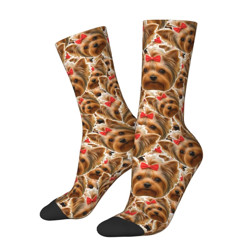 Cute Mens Personalized Dog Fac - Dress Sock Men reseña y precio
