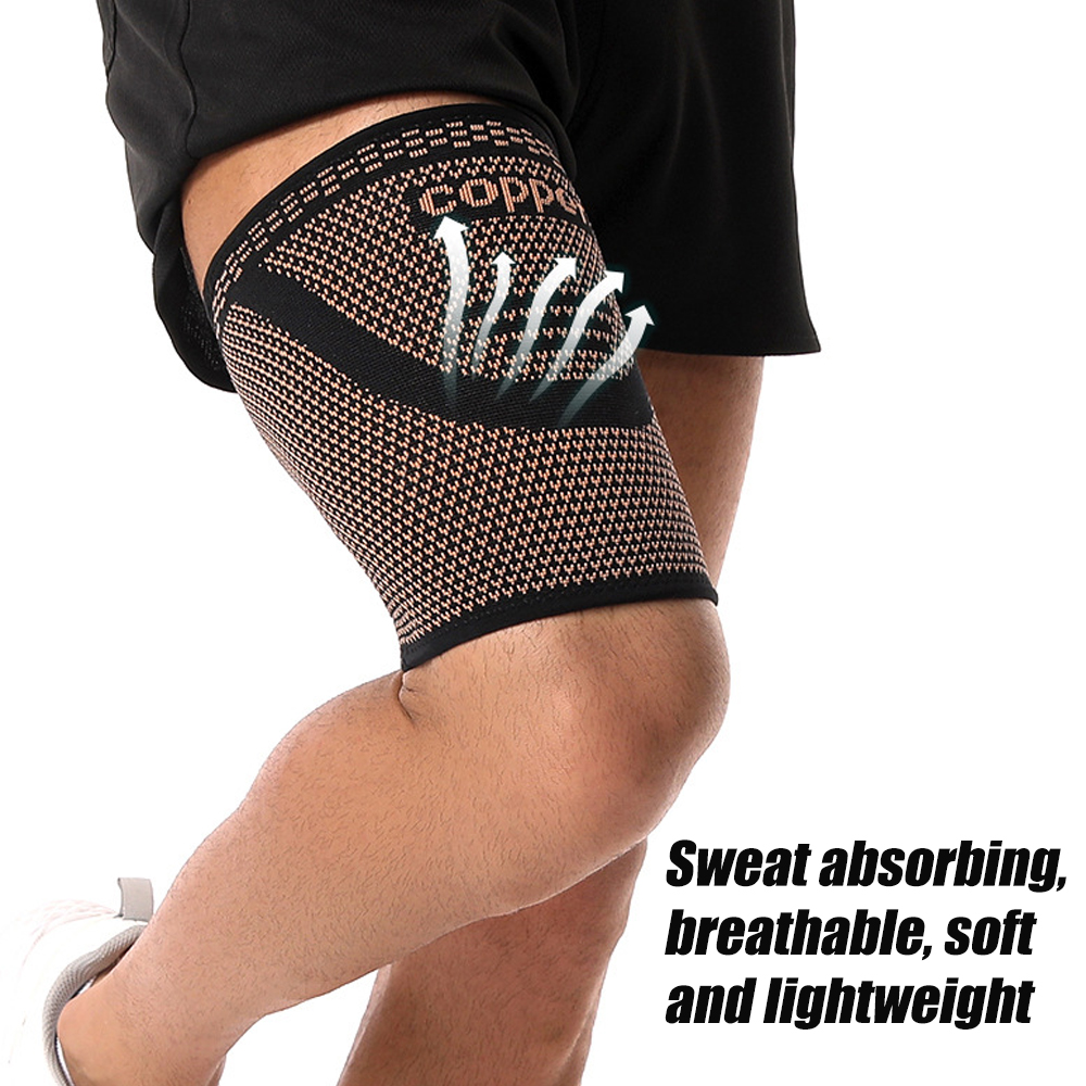 1pc Copper Thigh Compression S - Compression Sleeve Calf reseña y precio