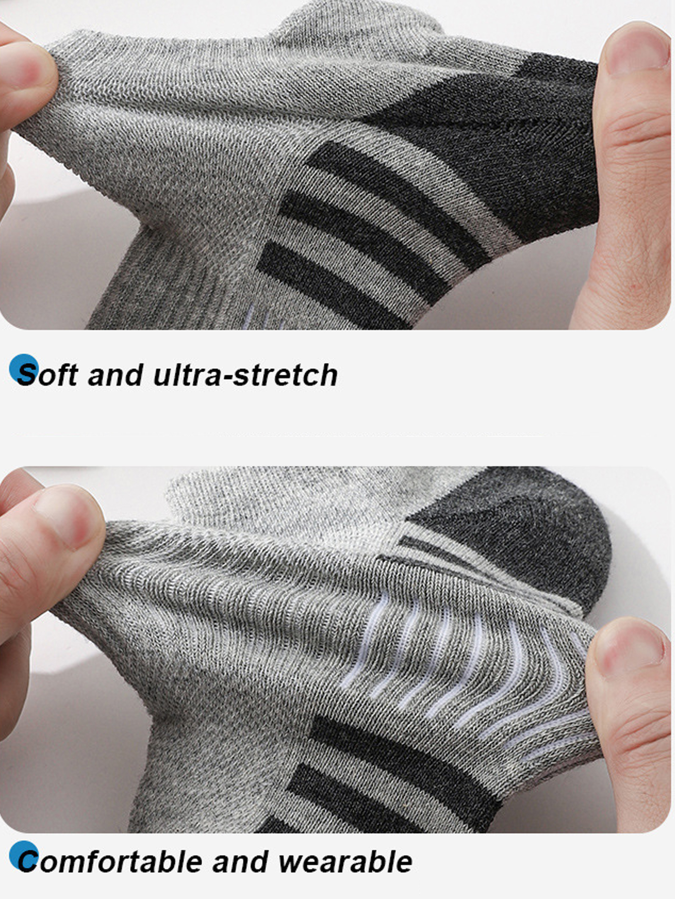 6/12 Pairs Low Cut Ankle Socks - Athletic Sock Cushion reseña y precio