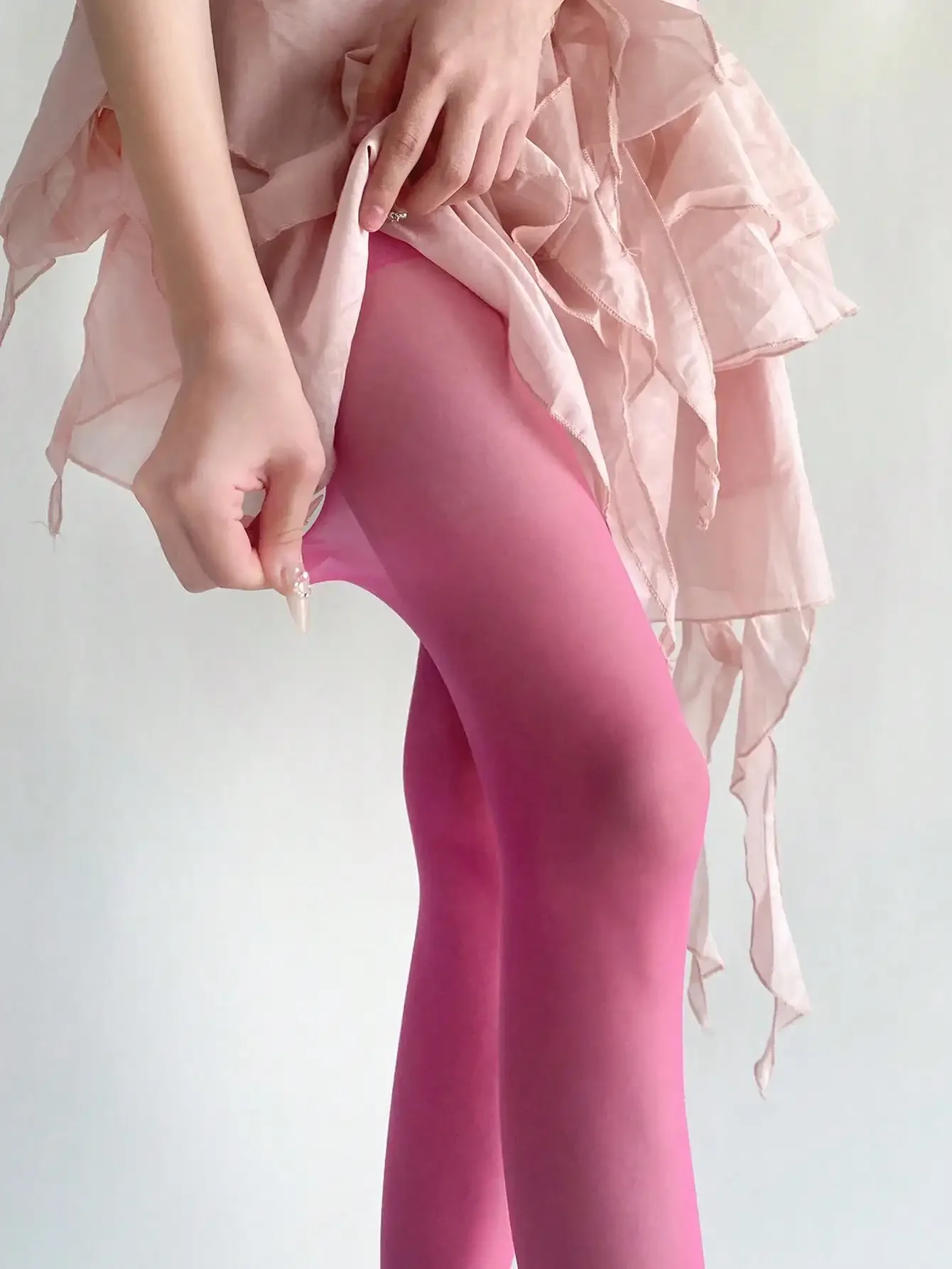 1 Pair Women's Shimmery Aurora - Tights Pantyhose Sheer reseña y precio
