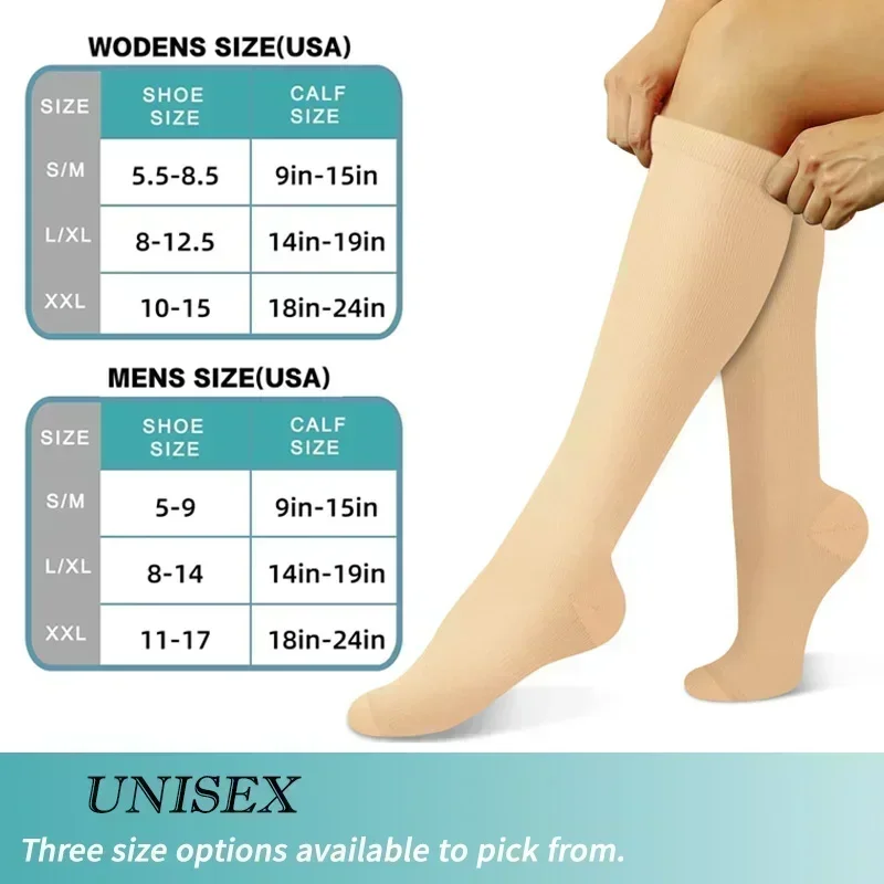 1 Pair Women's & Men's Compres - Compression Sleeve Calf reseña y precio