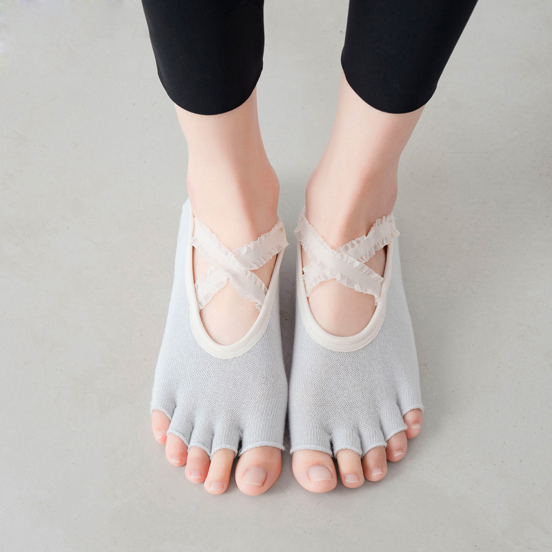 Five Finger Yoga Socks Lace Cr - Toe Sock Split reseña y precio