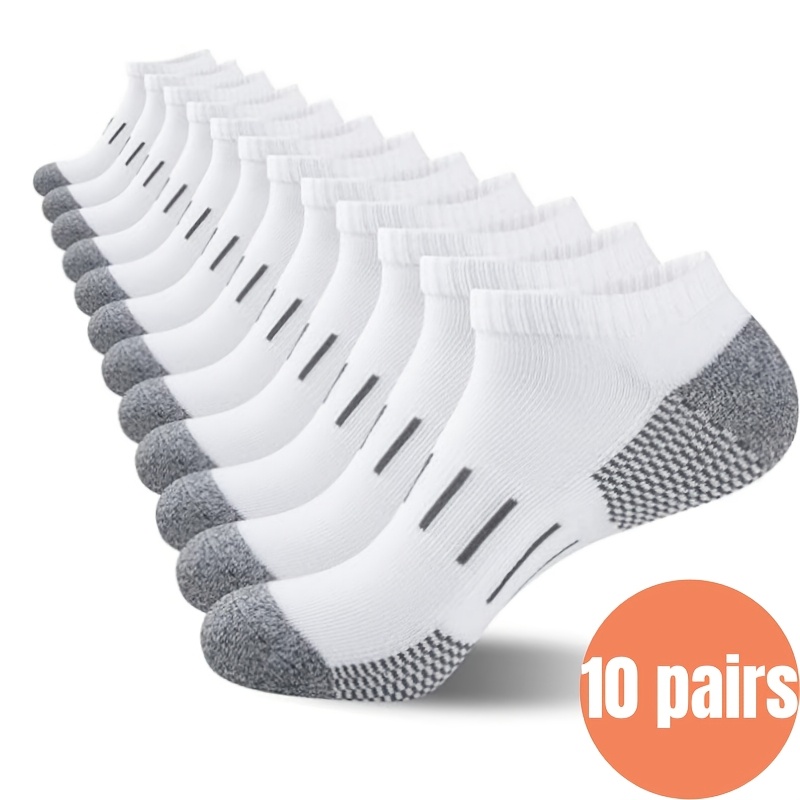 10 Pairs Men's Ankle Socks Hee - Ankle Sock Low Cut reseña y precio