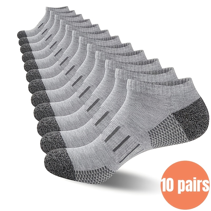 10 Pairs Men's Ankle Socks Hee - Ankle Sock Low Cut reseña y precio