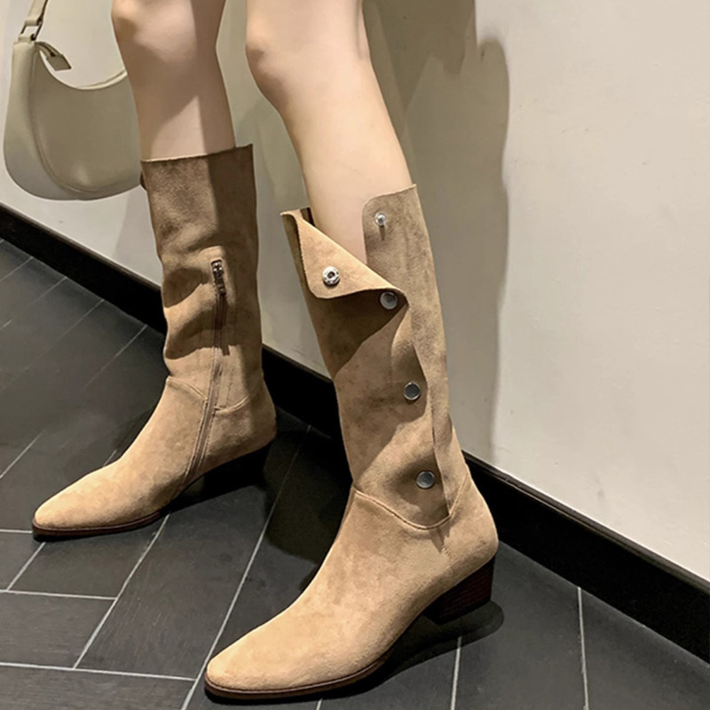 Women's shoes 2025 autumn and  - Knee High Sock Women reseña y precio