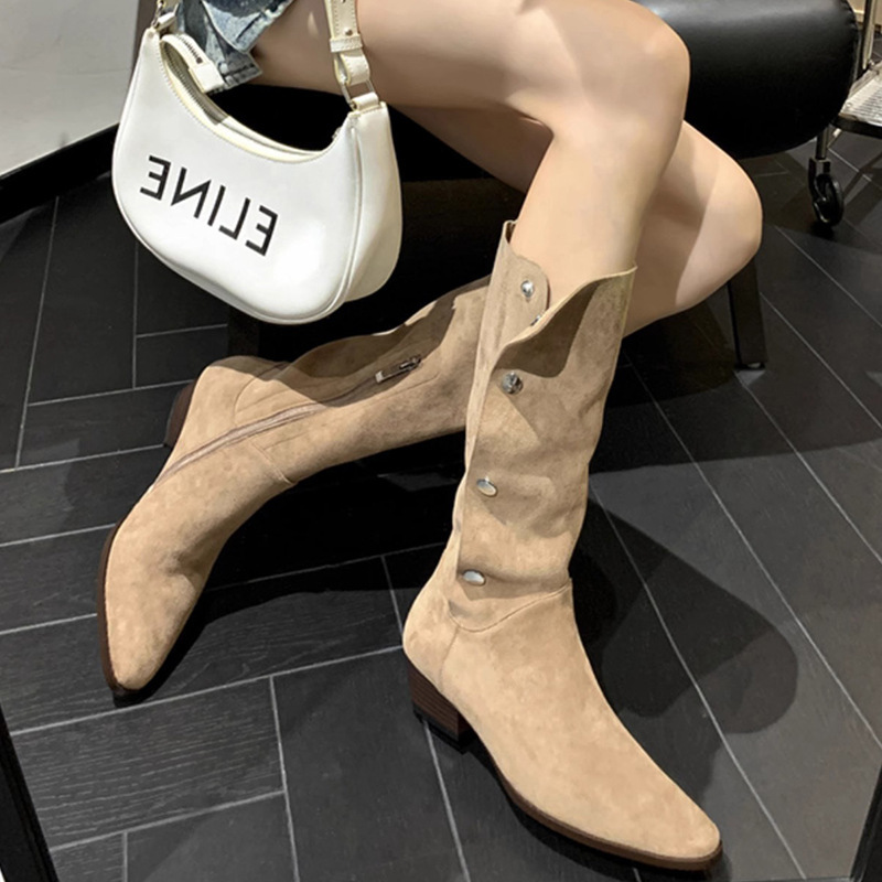 Women's shoes 2025 autumn and  - Knee High Sock Women reseña y precio