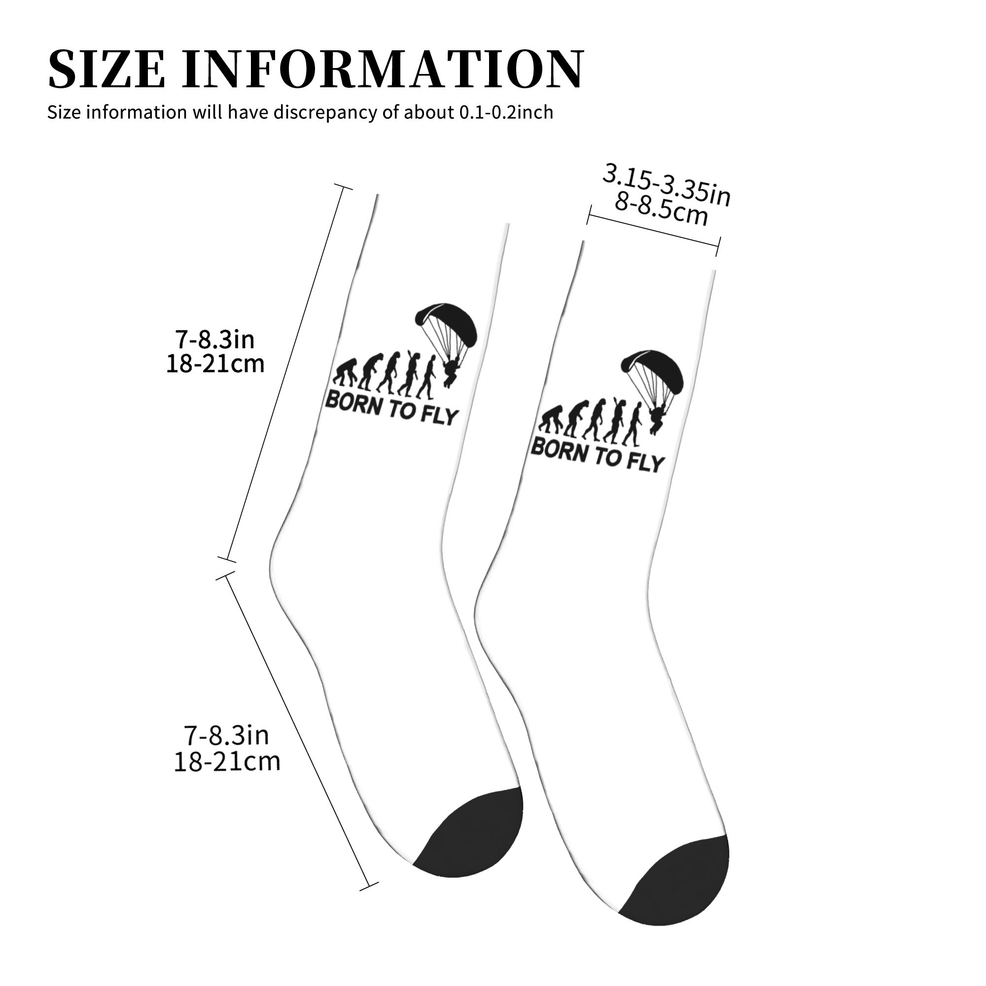 Funny Mens Evolution Skydiving - Dress Sock Men reseña y precio