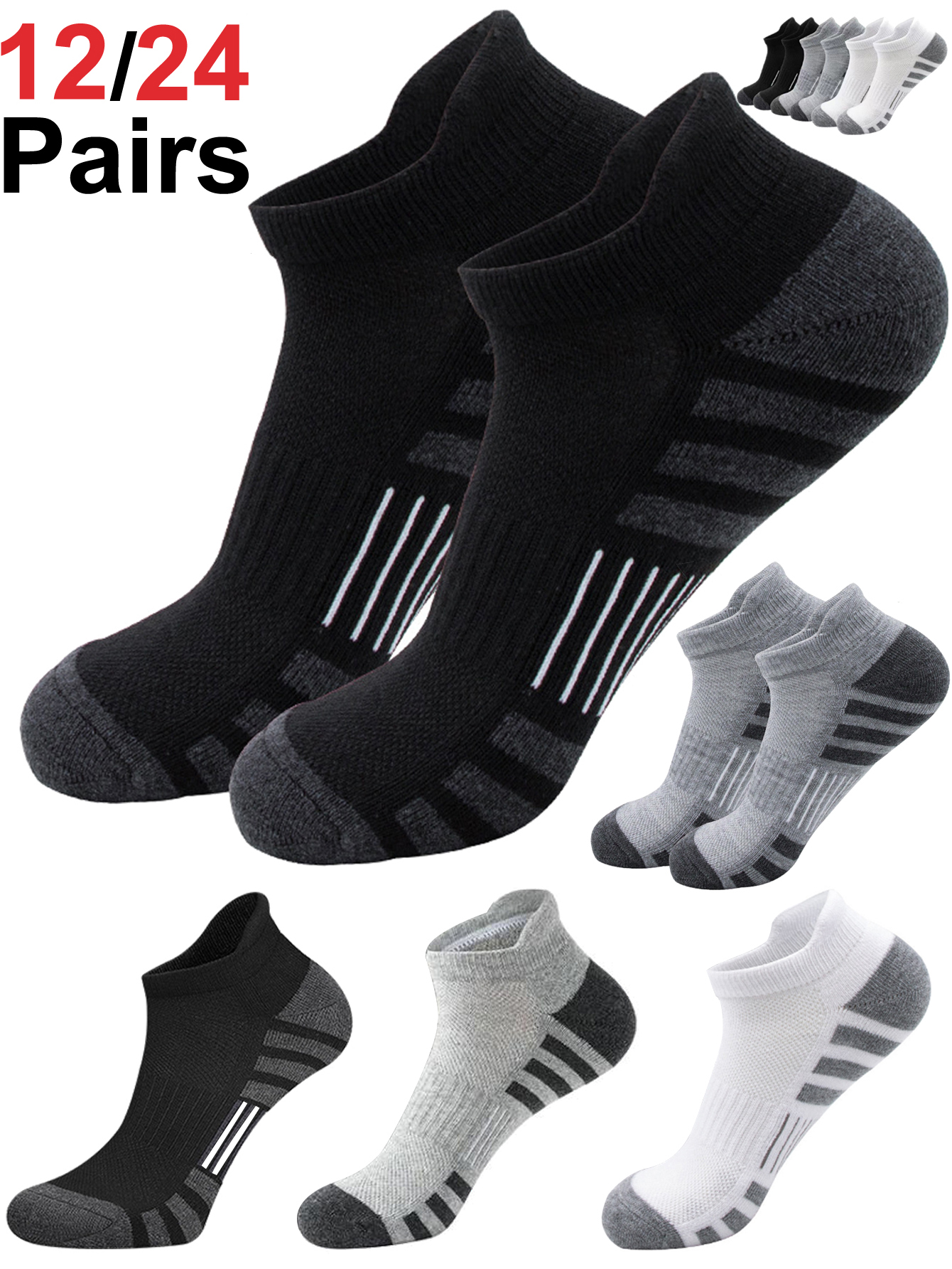 Unisex Cushioned Breathable An - Athletic Sock Cushion reseña y precio